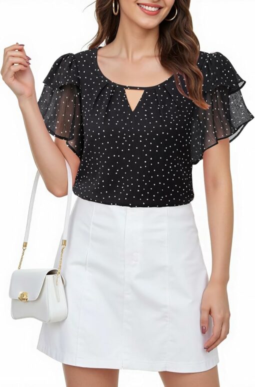 Dressy Casual Summer Top CL15 - Image 2
