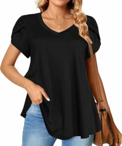 Short Sleeve Tunic Top CL38