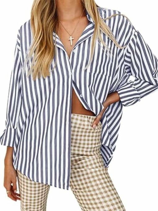 Striped Long Sleeve Shirt CL19