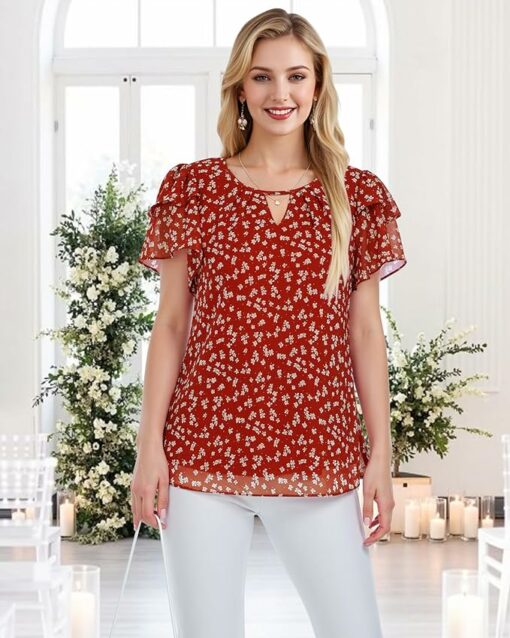 V Neck Work Shirt CL16 - Image 2