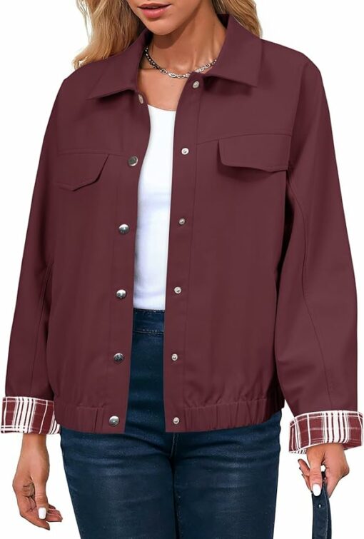 Women Oversized Fashion Jacket CL6 - Image 2