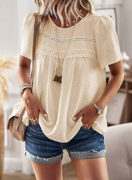 Women's Trendy Boho Top CL44 - Image 2