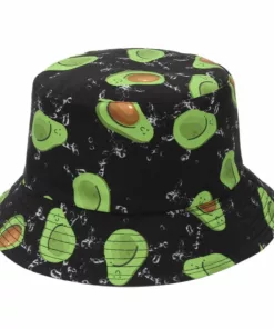 Avocado Cotton Bucket Hat Sun Hat