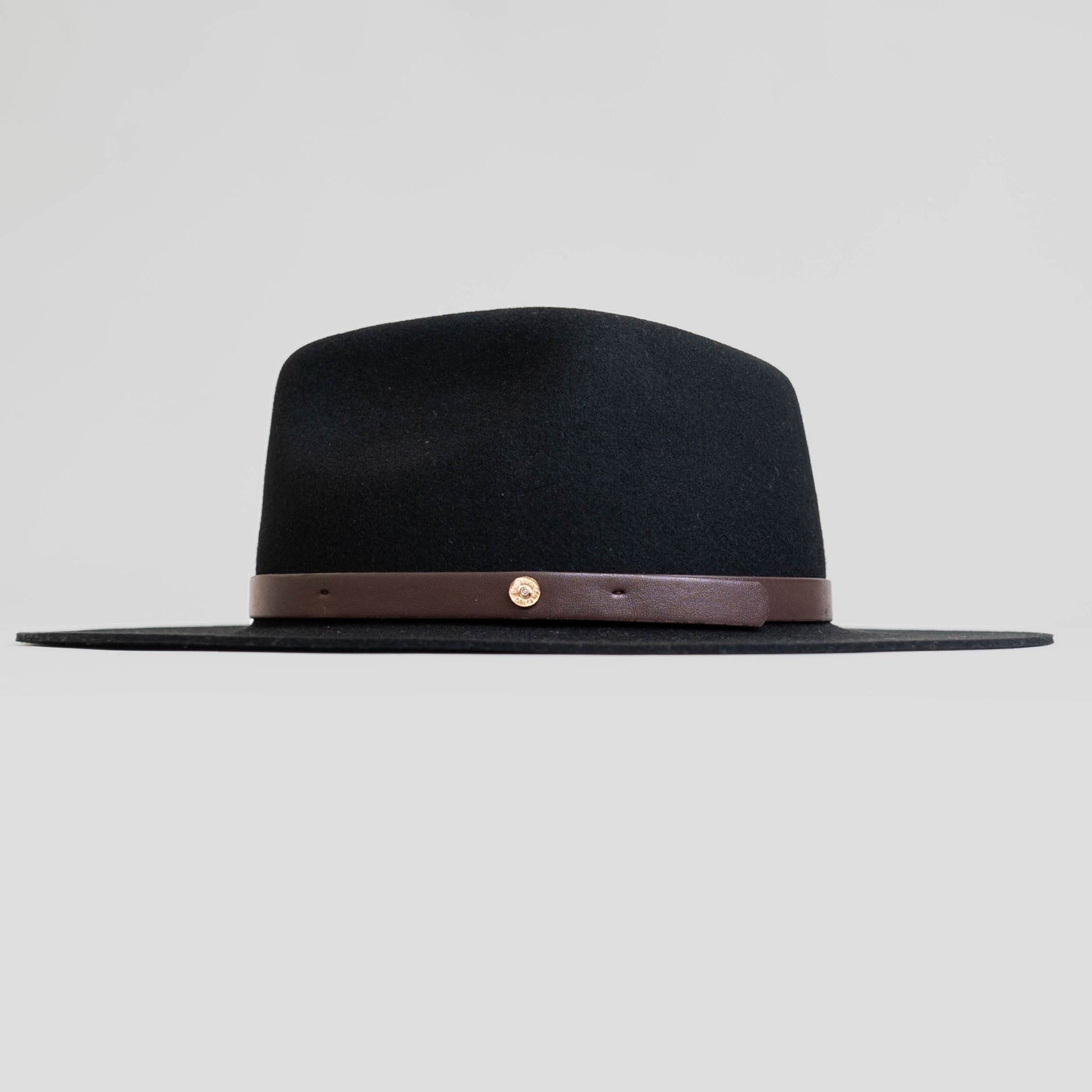 Dapper Men's Felt Fedora Hat Black