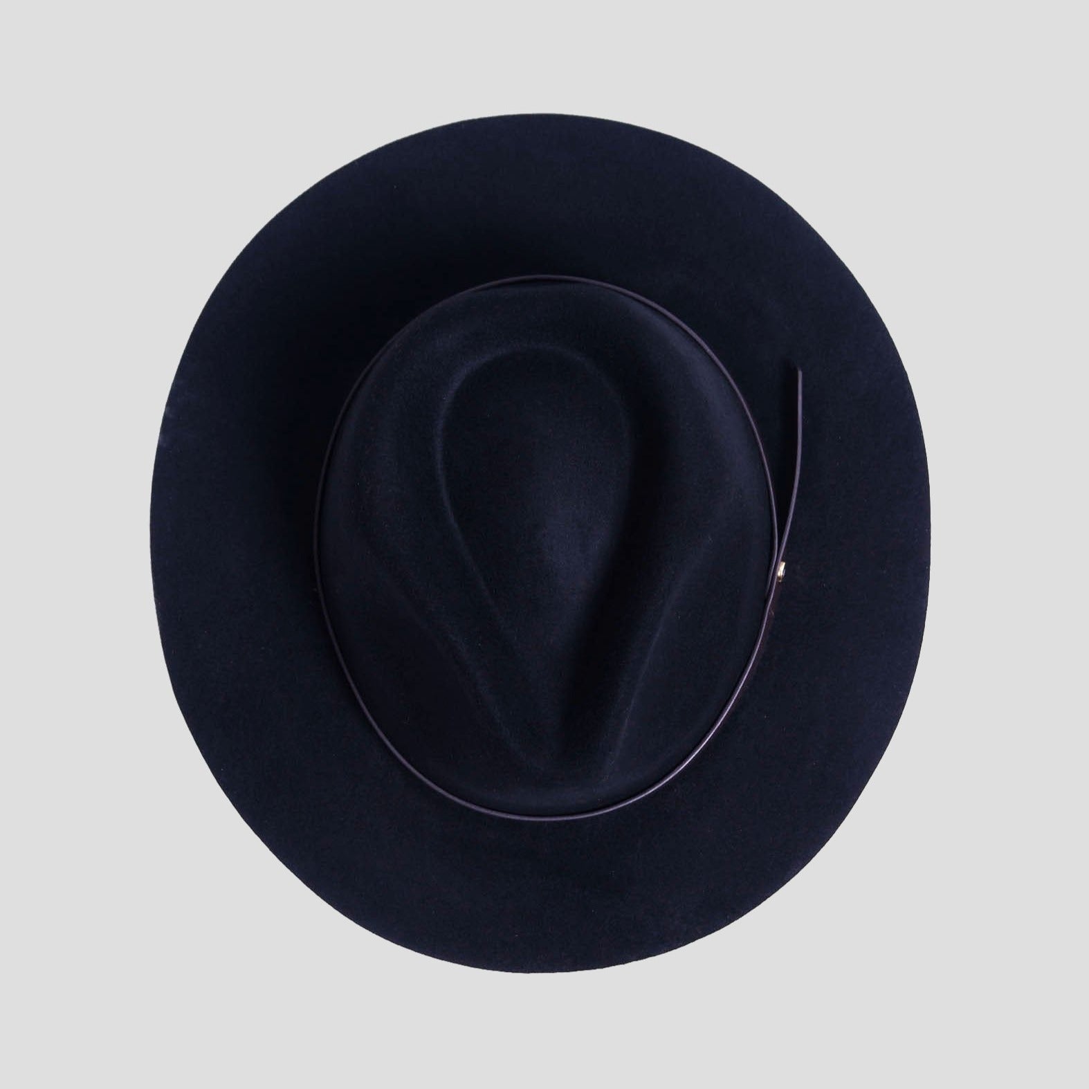 Dapper Men's Felt Fedora Hat Black - Image 3
