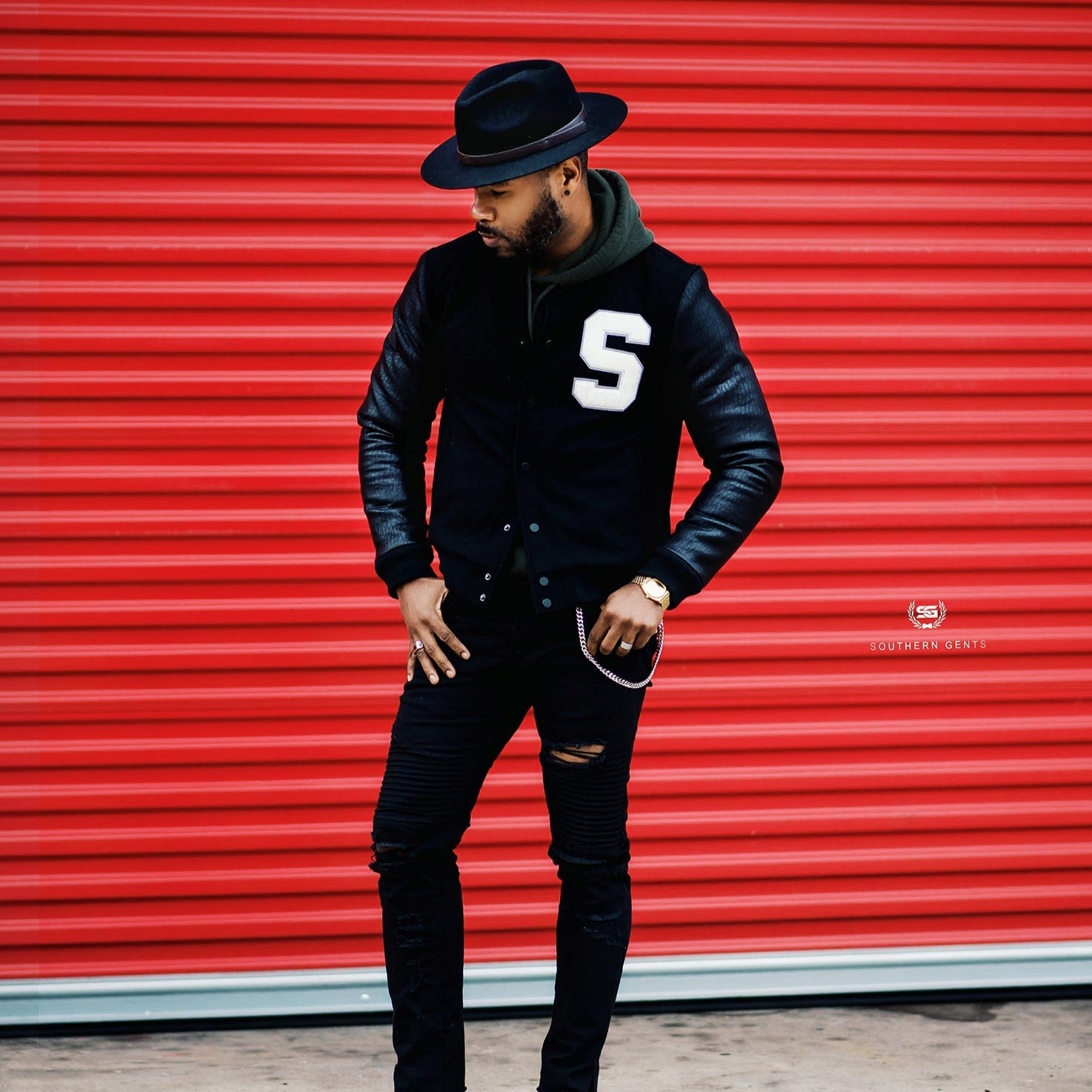 Dapper Men's Felt Fedora Hat Black - Image 9