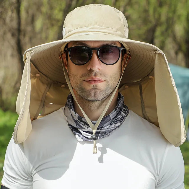 Detachable Curtain Neck Protection Boonie Hat - Image 12