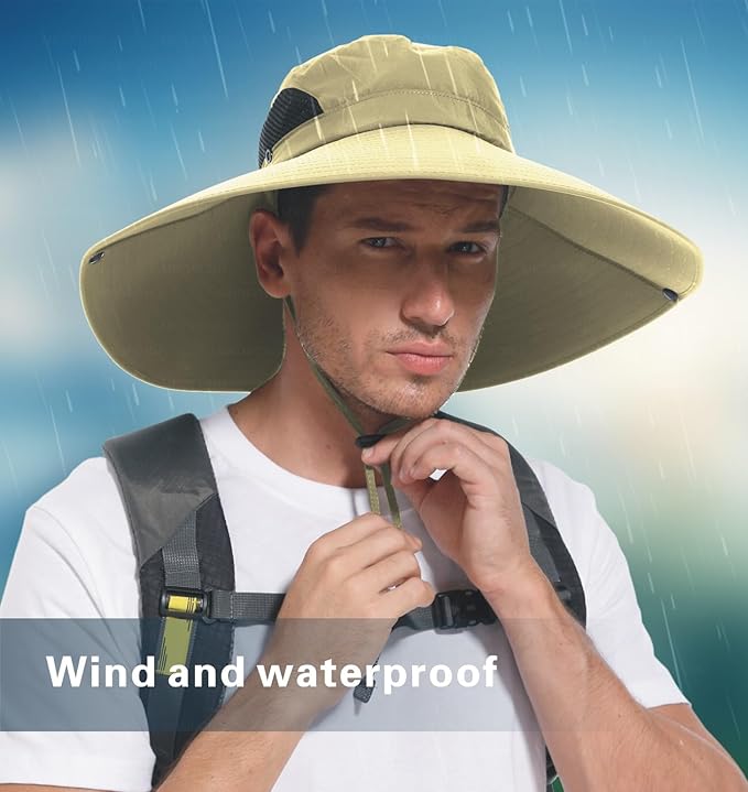 Men & Women Ultra Wide Brim hat UPF50+ Waterproof Sun hat - Image 4