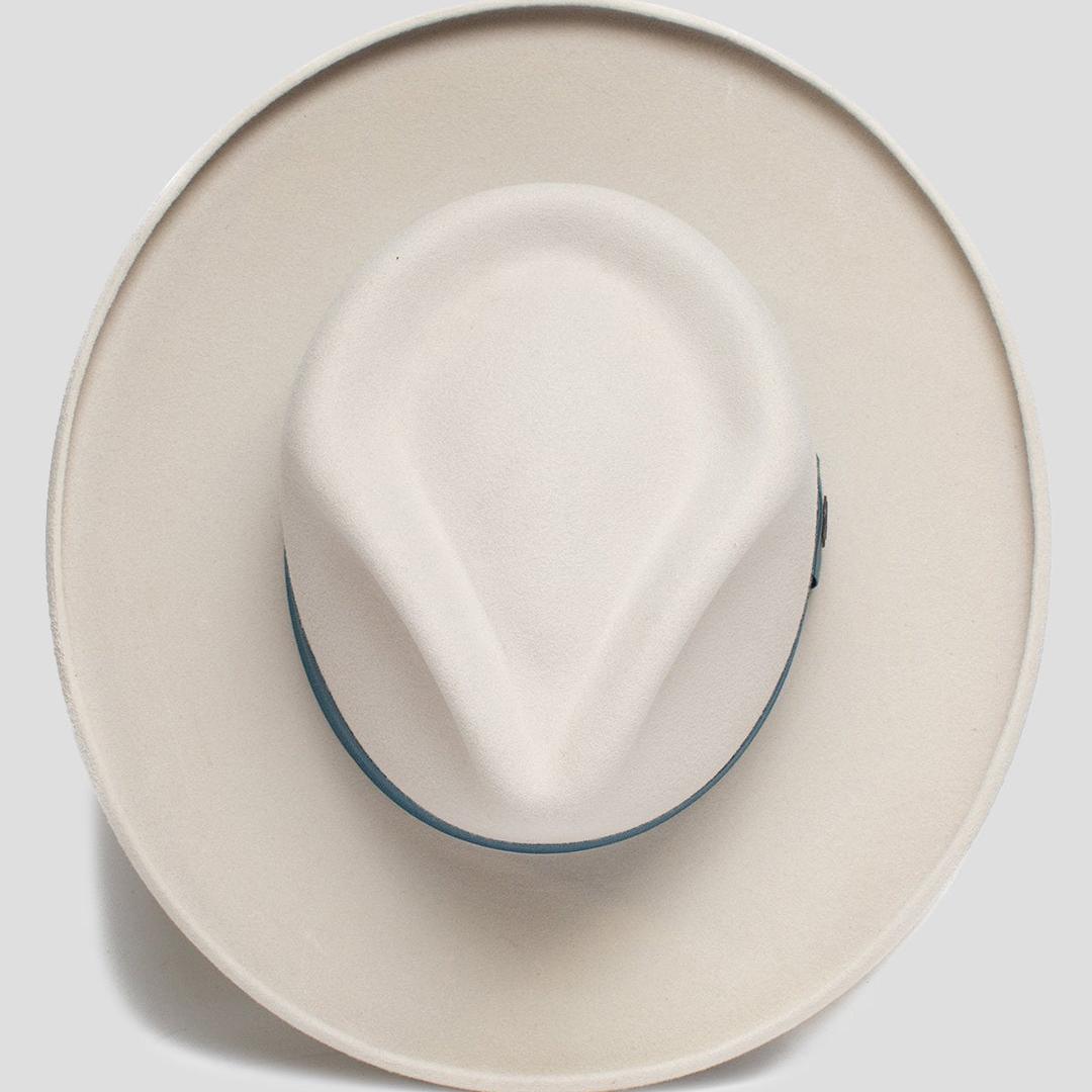 Polished Wide Brim Felt Fedora - Image 7