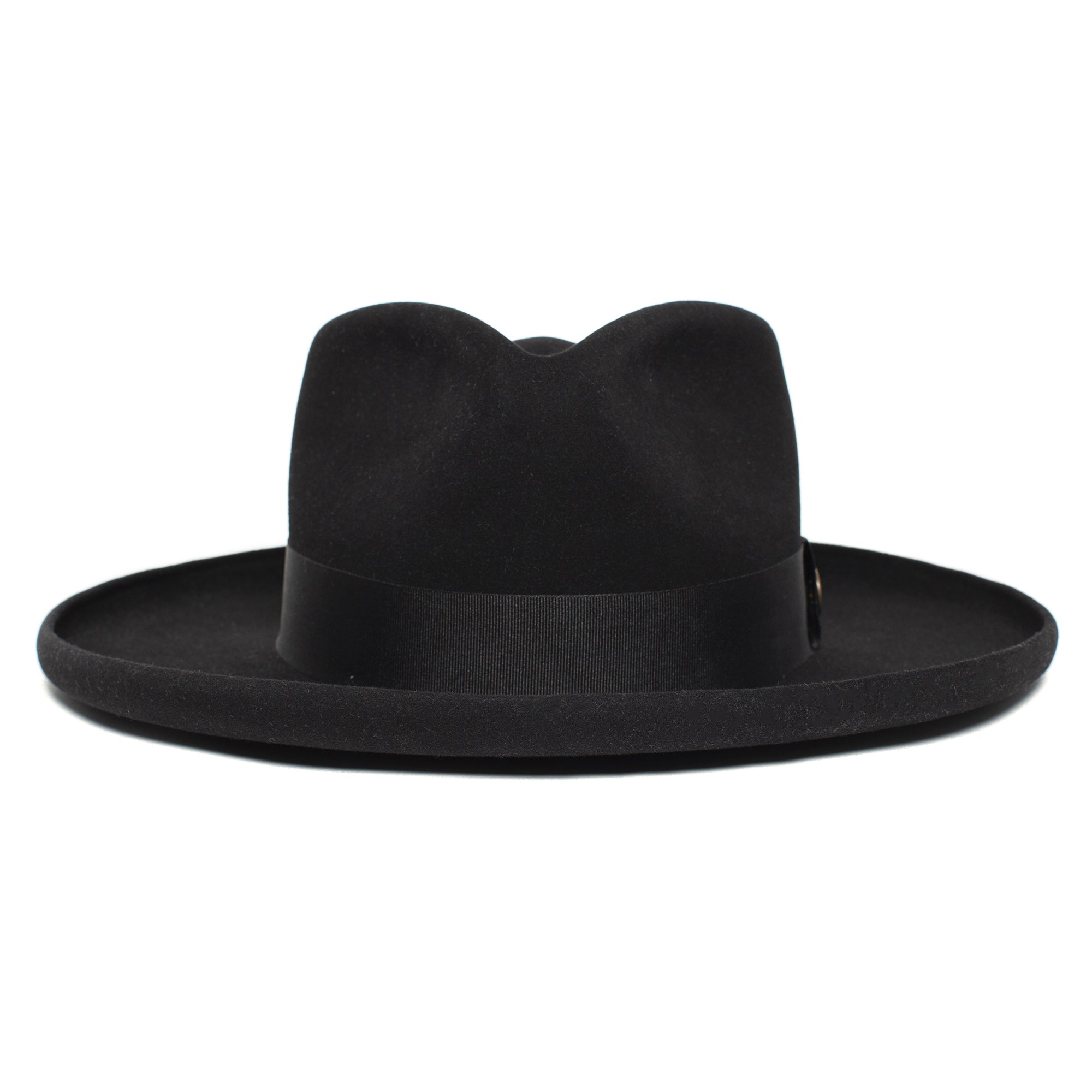 Polished Wide Brim Felt Fedora - Image 20