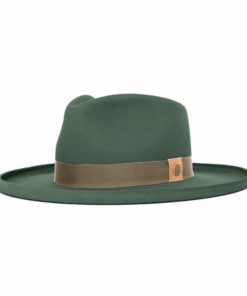 Polished Wide Brim Felt Fedora