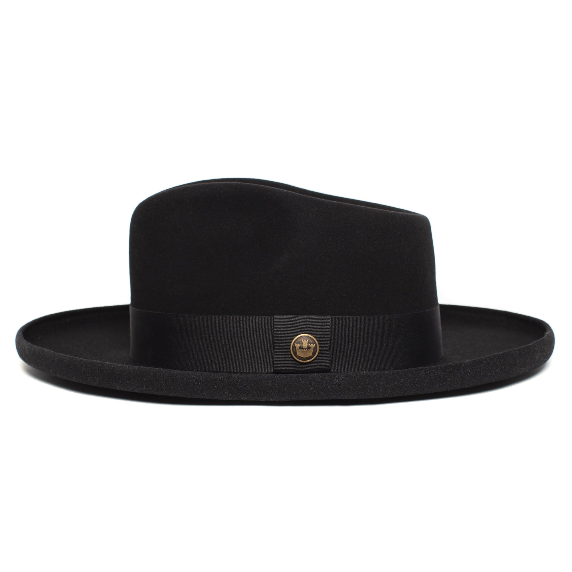 Polished Wide Brim Felt Fedora - Image 21