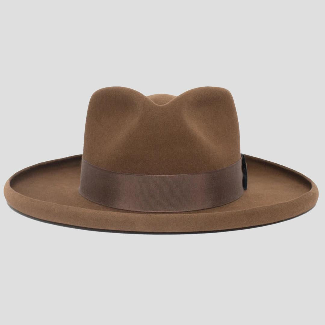 Timeless Wide Brim Felt Fedora - Image 3