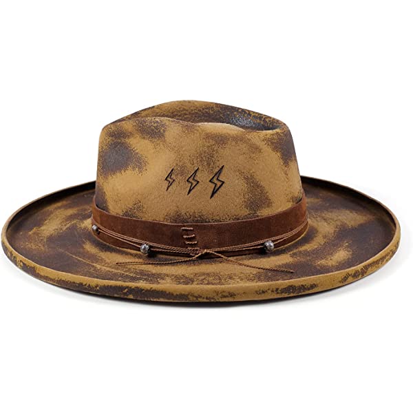 Vintage Fedora Lightning hat-Indigo Khaki - Image 2